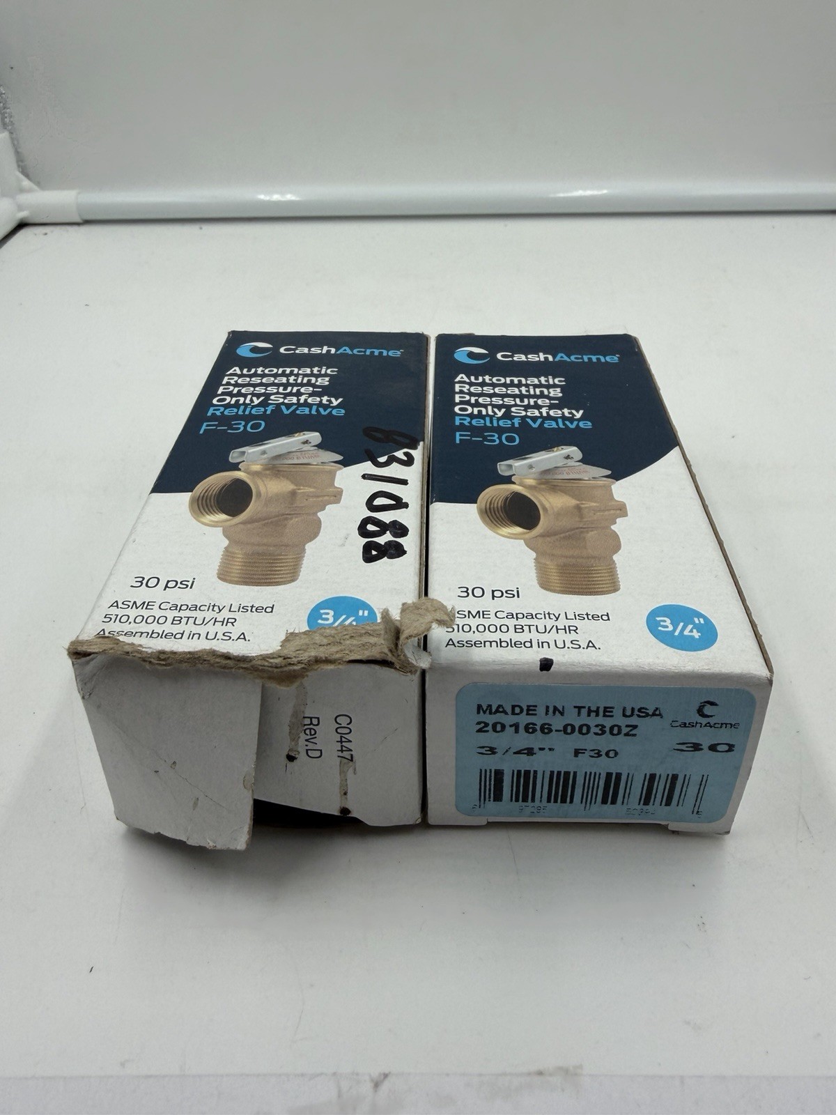 Cash Acme 23344-0030 F-30 30PSI 3/4″ 510,000btu Relief Valve