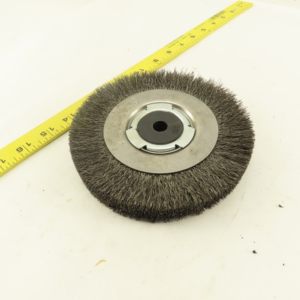 Advance Brush EPD 81114 PFERD 6″ x 1-1/16″ Wide Medium Face Wire Wheel Brush