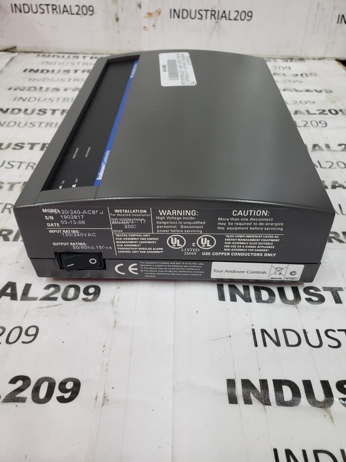 ANDOVER CONTROLS POWER SUPPLY AC 85-U