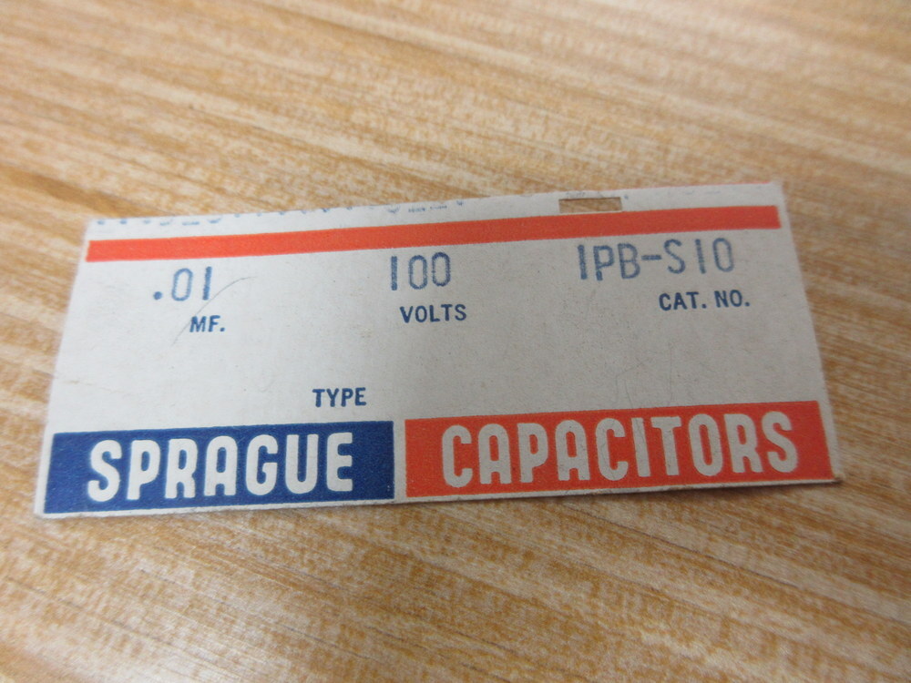 Sprague 1PB-S10 Capacitor 1PBS10 (Pack of 6)