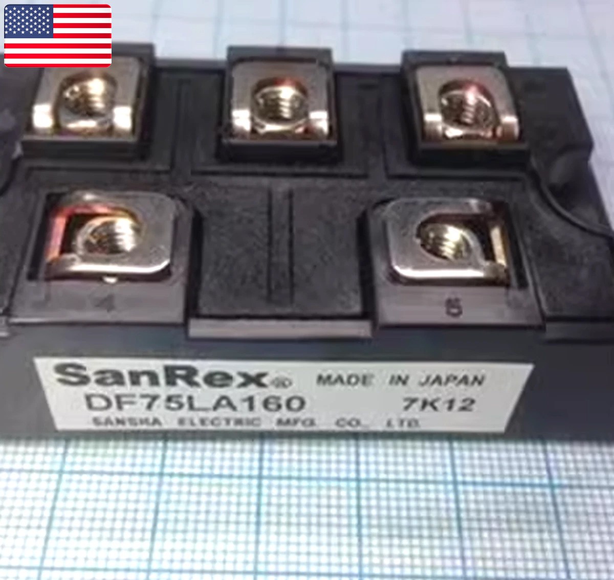 1PCS New SANREX DF75LA160 IGBT Module – US Stock