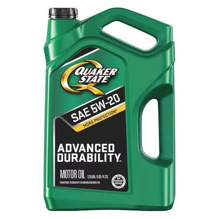 Quaker State 550044965 Engine Oil, 5W-20, Conventional, 5 Qt., Advanced