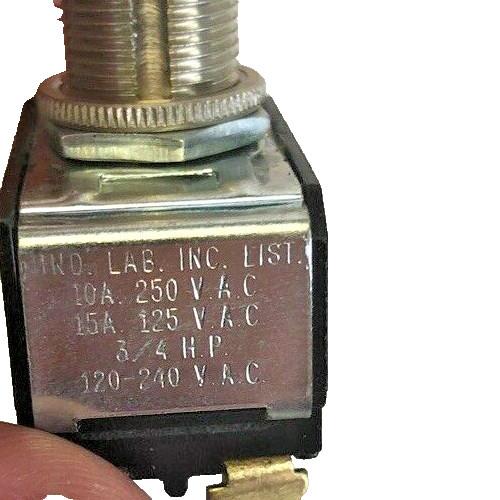 Specialty Switch 82607P / 8437 10A 250VAC 15A 125VAC 3/4HP 120-240 VAC