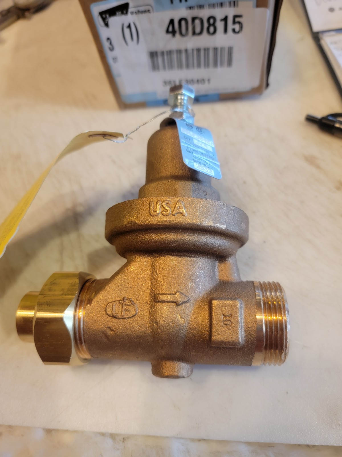 Apollo Valves 36LF 3/4″ 300 psig Bronze Single Union NPT Pressure Reducing Valve