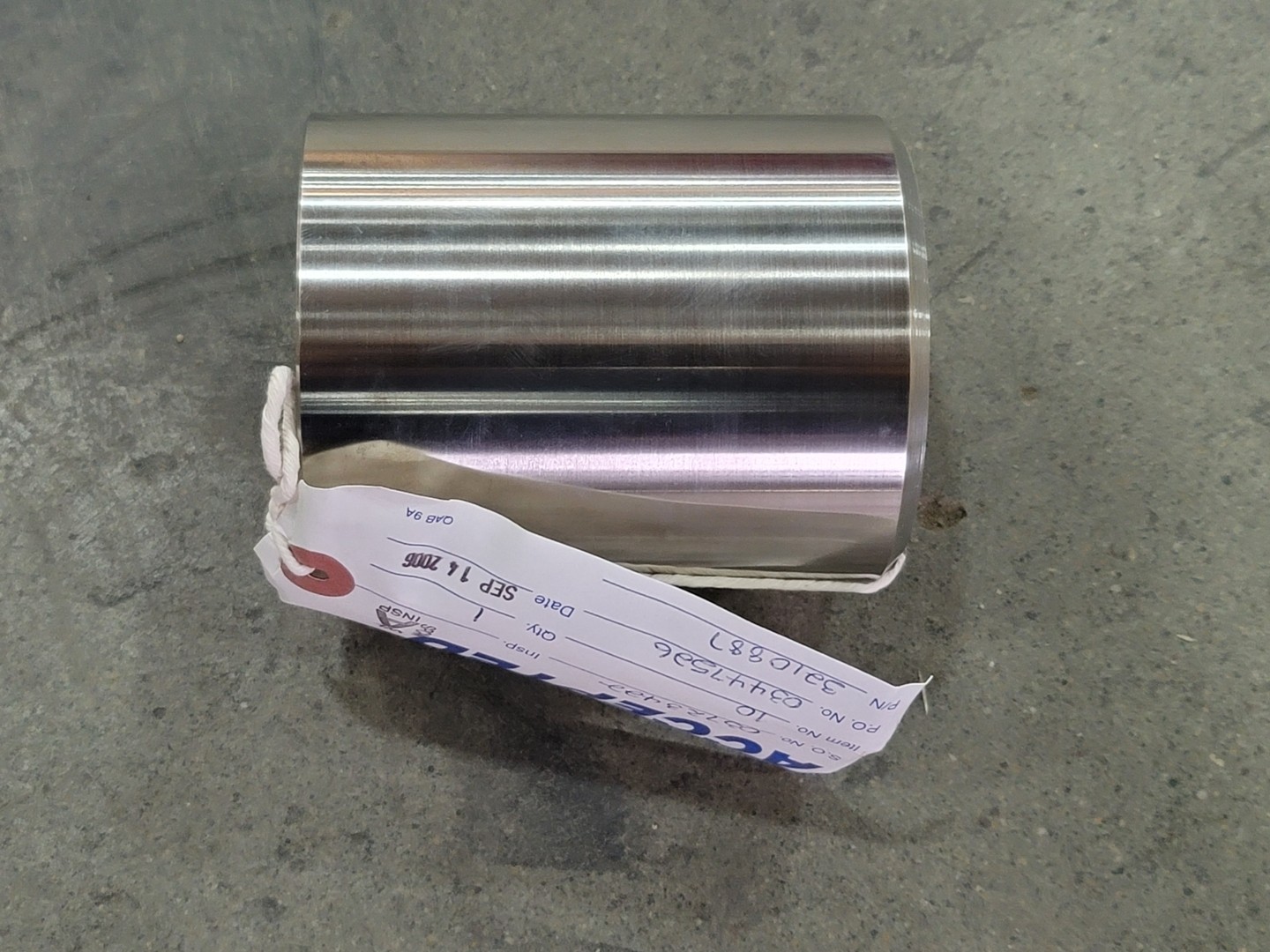 Sulzer Pumps Throttle Sleeve – Miscellaneous MRO