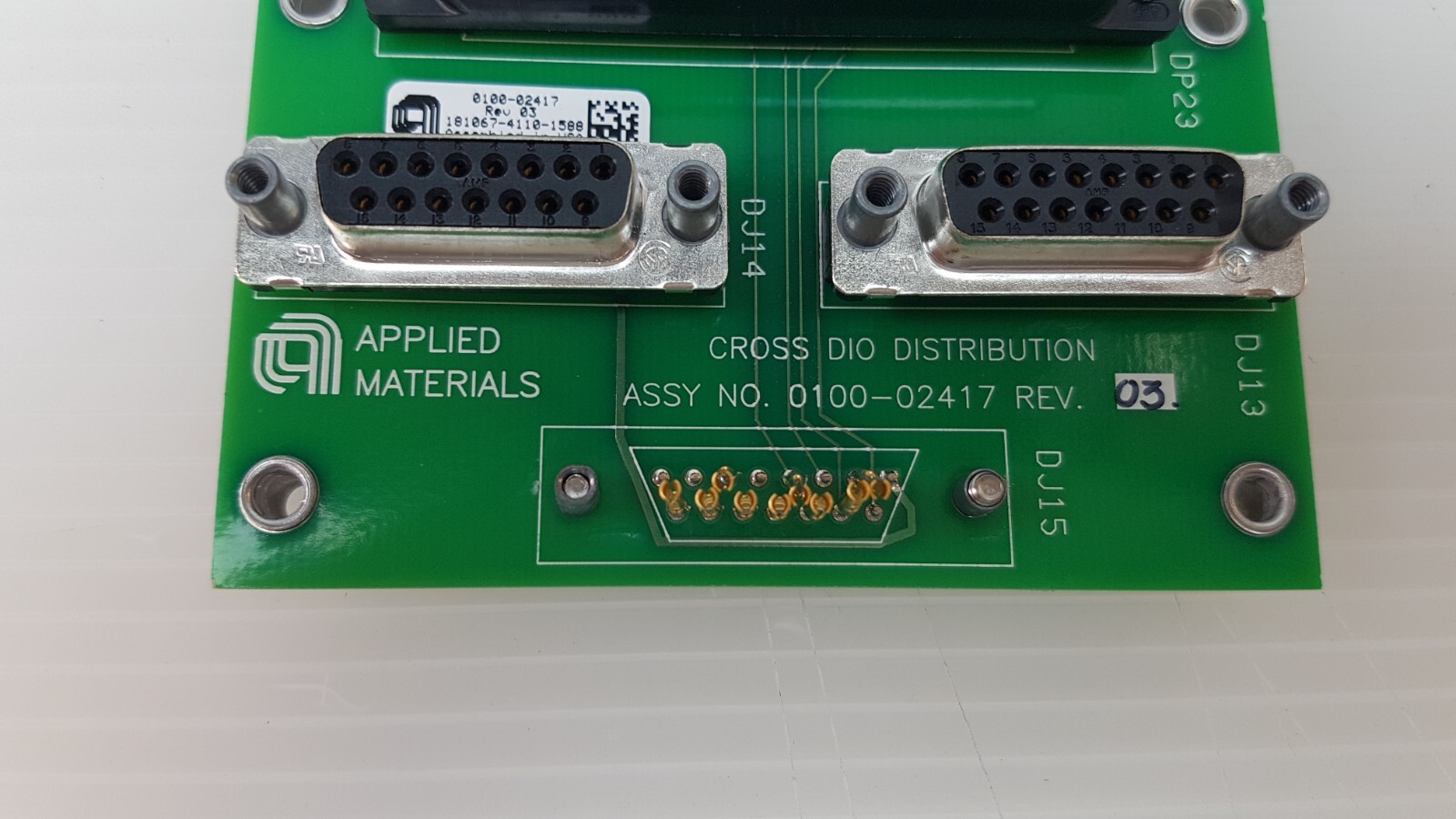 APPLIED MATERIALS AMAT 0100-01341 REV.03 CROSS DIO DISTRIBUTION