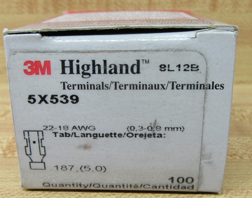 3M Highland 5X539 Flag Disconnect MU18187DFK (Pack of 200)