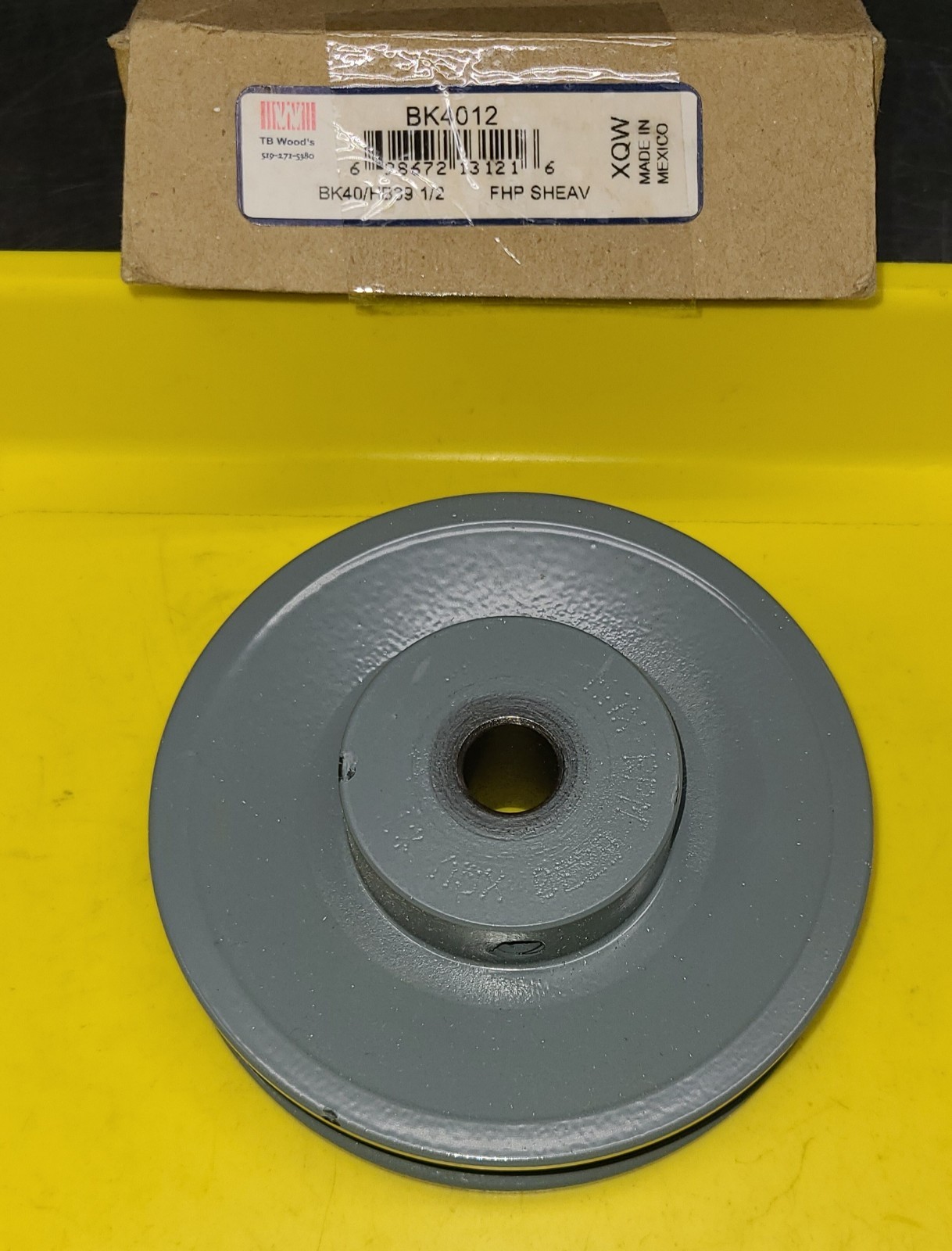 TB Wood’s BK4012 FHP Sheave, V-Belt Pulley UPC 698672131216