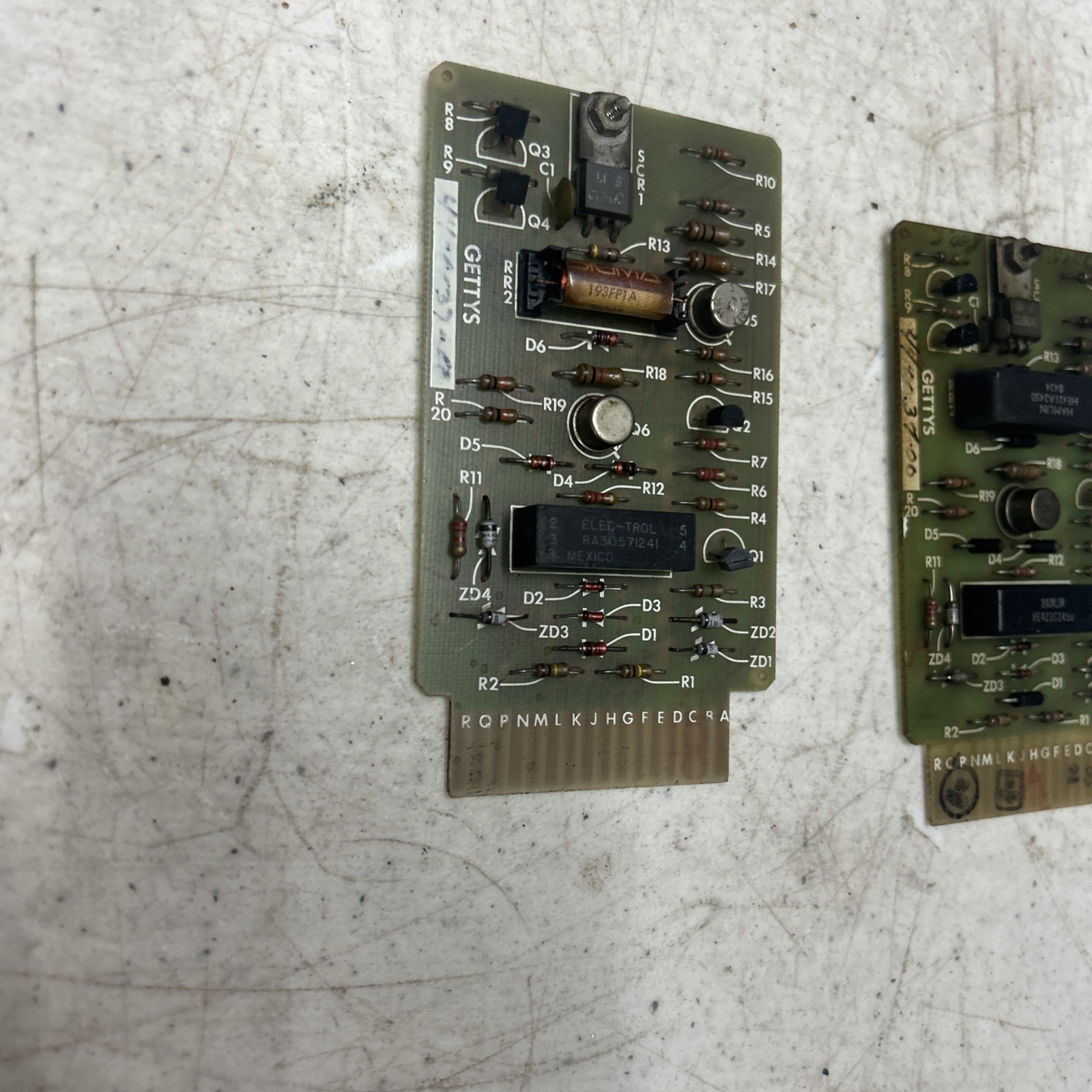 Lot Of 2 GETTYS 44-0037-00 DRIVE FAULT PC BOARD CARD, 44-0037-101