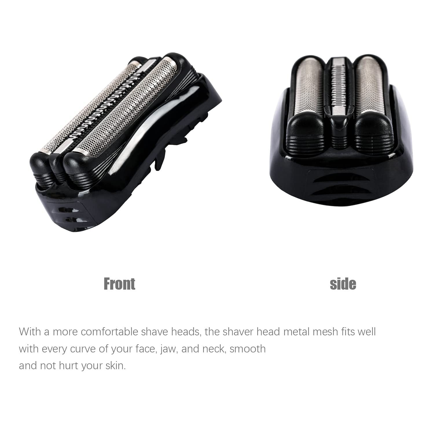 Shaver Foil Head for Braun 21B Wet Dry Razor Blade 3040S 3050S 3080S