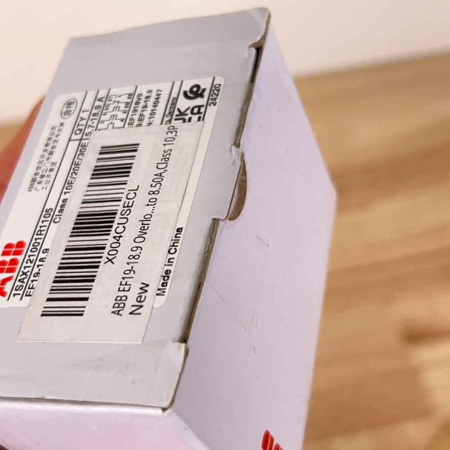 NEW SEALED ABB EF19-18.9 Overload Relay,5.50 to 8.50A,Class 10,3P