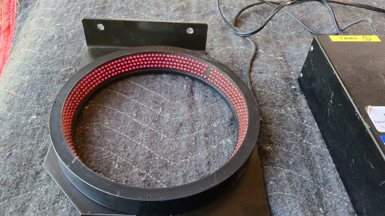 KDR-LA180 Low Angle Ring LEDs Inspection Light W/ Adj Power Sup NISSIN ELECTRO?
