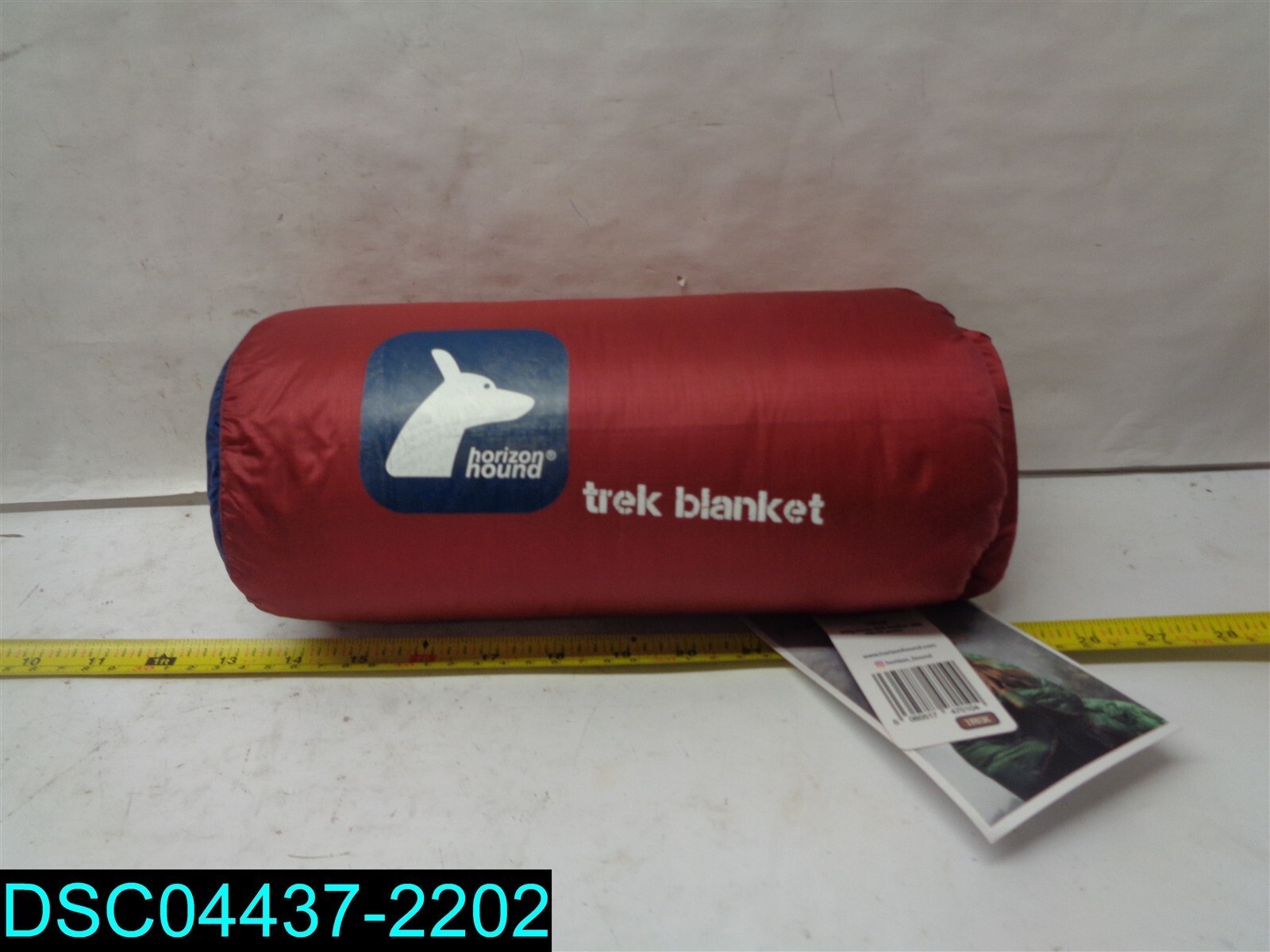 Horizon Hound Down Camping Blanket Outdoor Lightweight Color Red Packable Power