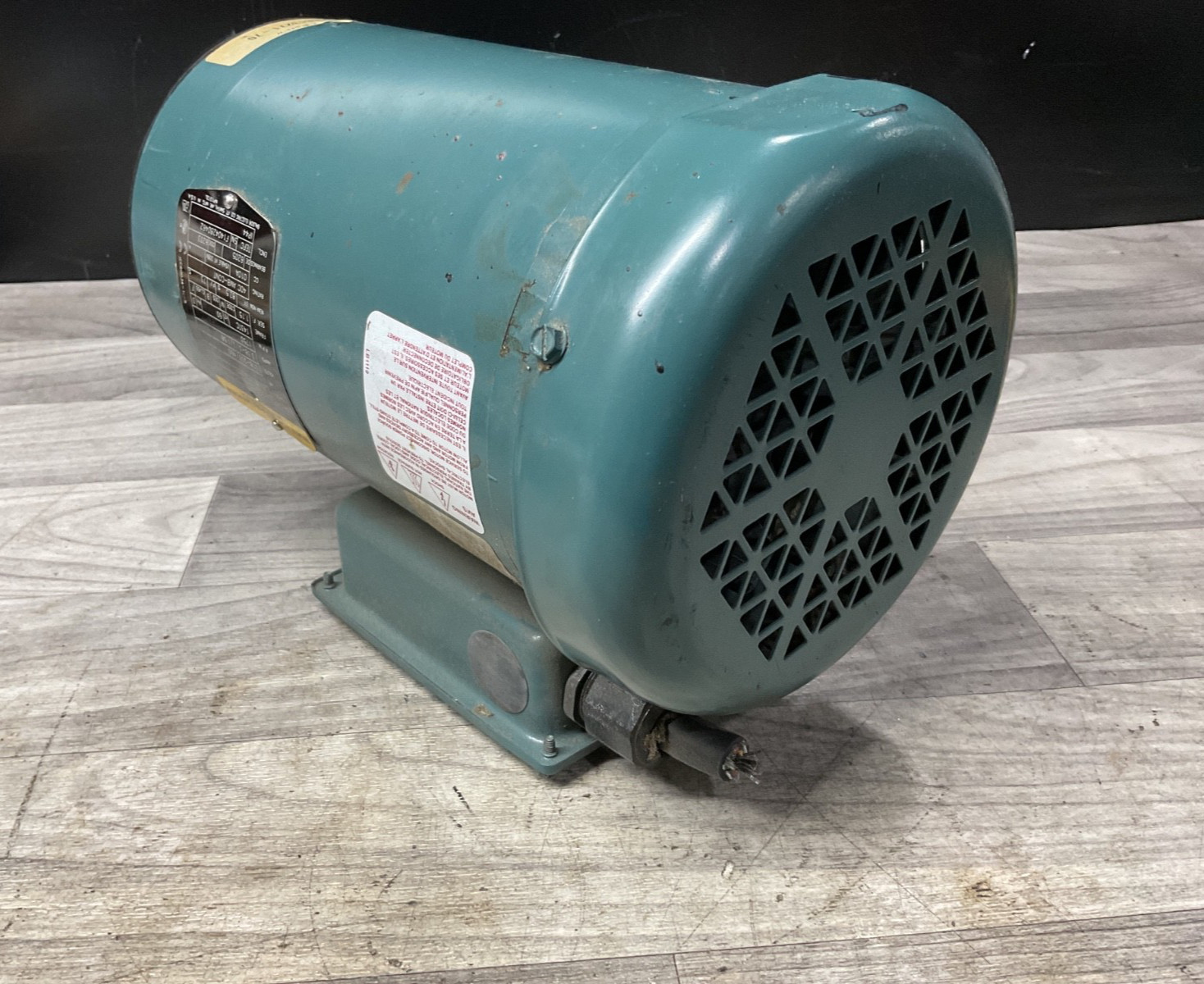 BALDOR RELIANCE 1HP MOTOR VUHM3546T #319H117PR8