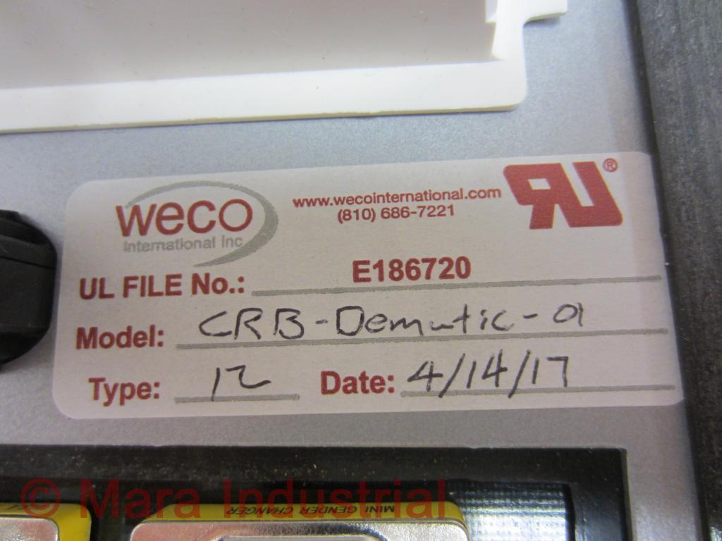 Weco CRB-Demutic-01 Output For Laptop Computer