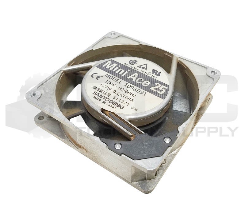 LOT OF 3 SANYO DENKI 109S091 MINI ACE 25 FAN 100V~50/60Hz 8/7W 0.1/0.09A