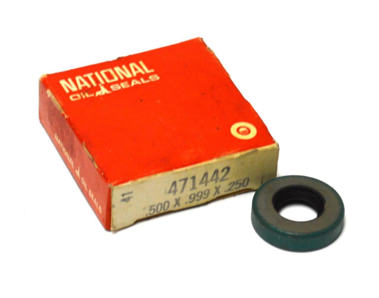 NEW NATIONAL OIL SEALS 471442 OIL SEAL 0.500″ X 0.999″ X 0.250″ (5 AVAILABLE)