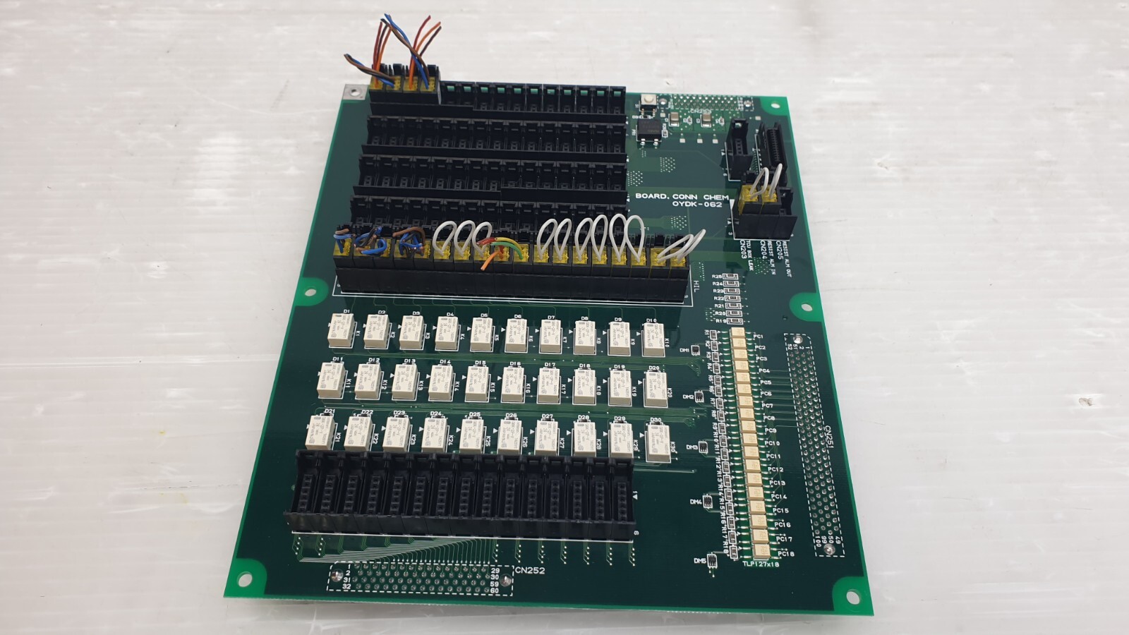 TEL Tokyo Electron Board CONN CHEM #02, OYDK-062, Used