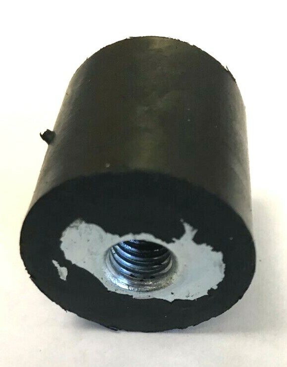 1.25″ DIAMETER 1.25″ TALL RUBBER BUMPER BUMP STOP FOOT 3/8-16 FEMALE – CAR WASH