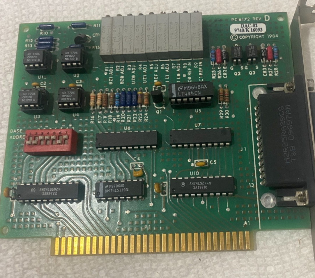 Tektronix DAC-02 Board PC6172