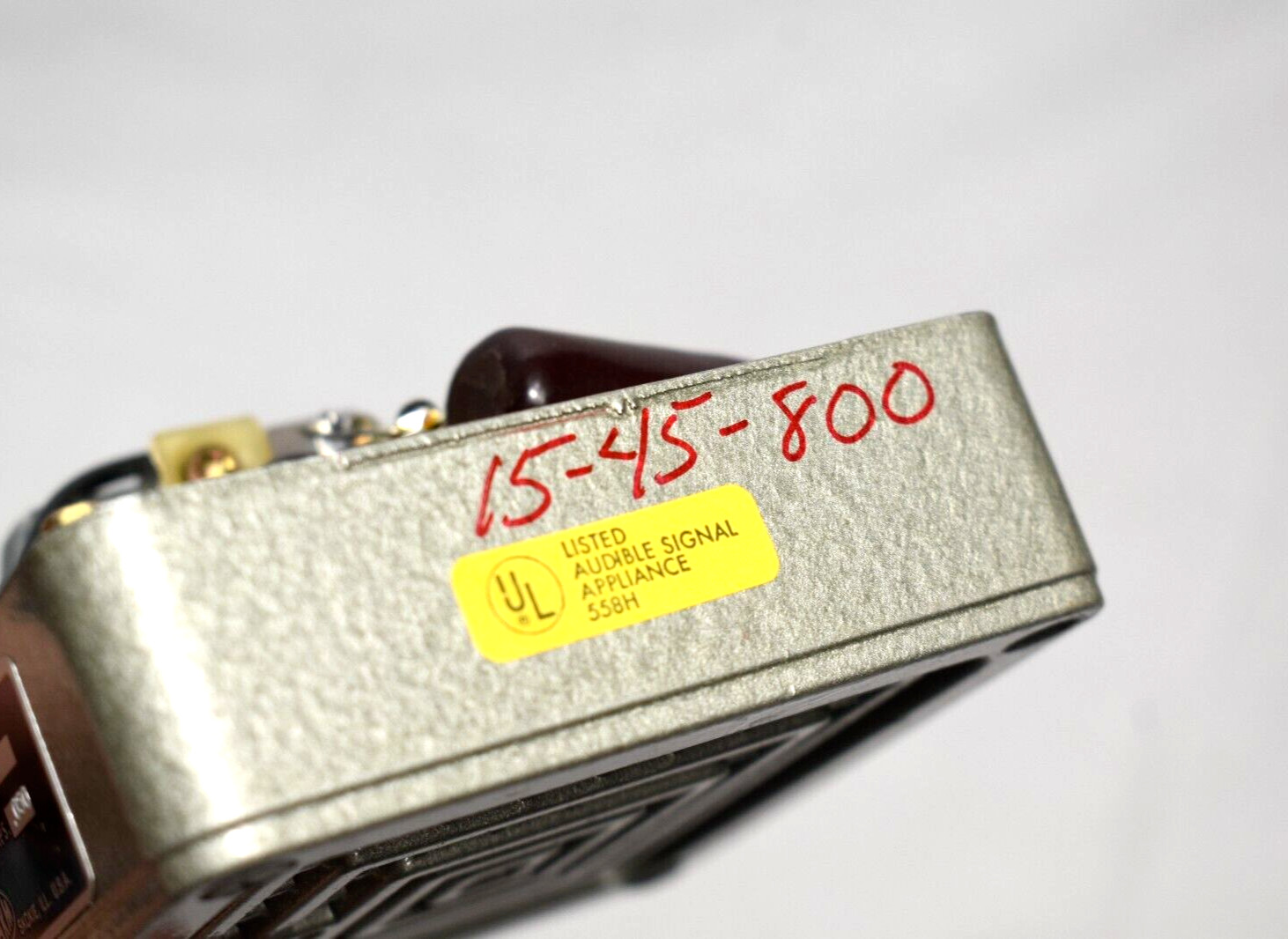 Riley Co HSD450 450-125-30 Signal Electric Horn Gray 125V DC, .050A