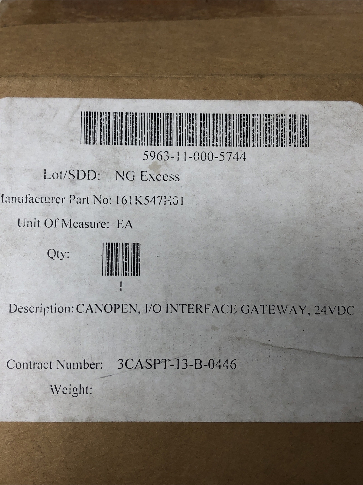 Turck BL67-GW-CO Communication Interface Module; 161K547H01