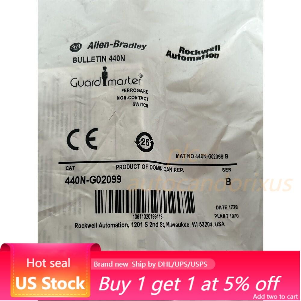 440N-G02099 ALLEN BRADLEY FERROGARD FRS21 RED PLASTIC SWITCH 24VDC US Free Tax