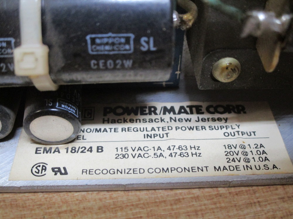 PowerMate EMA18/24B Power Supply EMA1824B W/ Wires