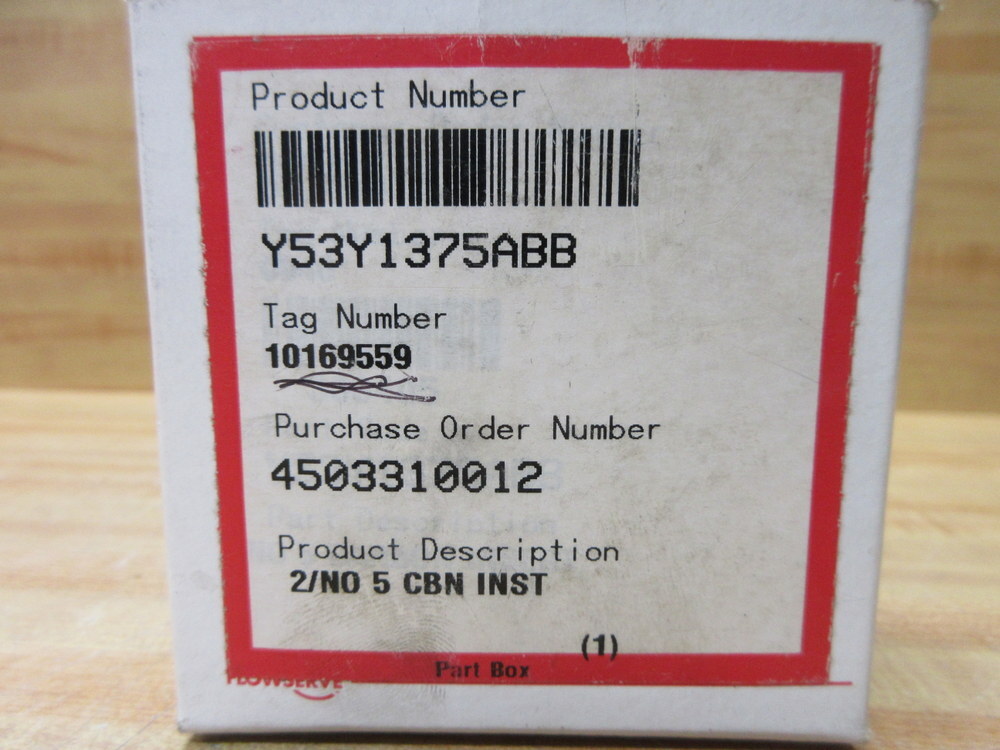 Flowserve Y53Y1375ABB Shaft Sleeve Seal 10169559