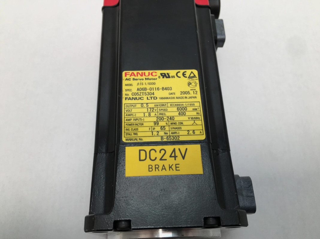 1pcs Used 100% test FANUC Servo Motor A06B-0116-B403 by DHL or EMS