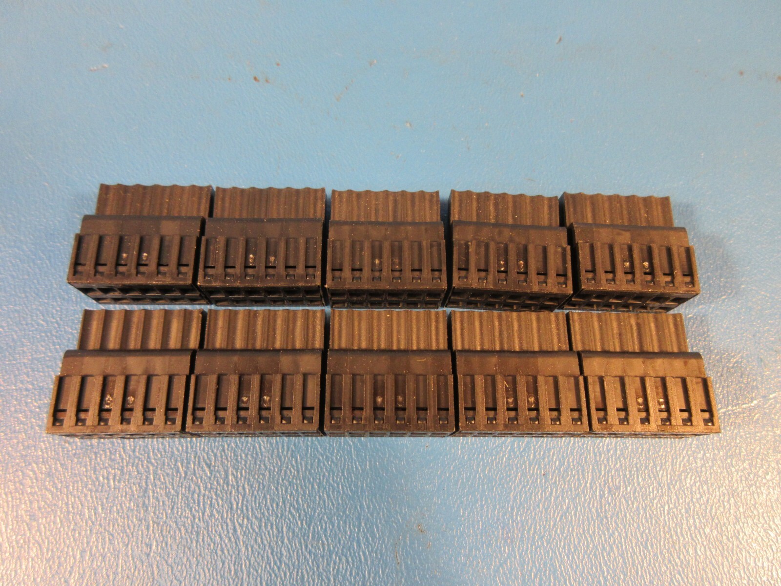 LOT OF 1O Weidmuller 1690460000, BLZF 3.50/06/180 SN BK, PCB Female Plug-in