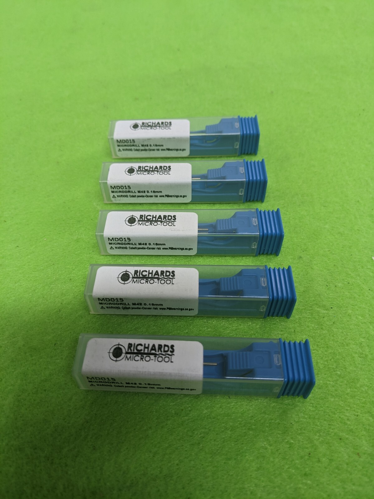 Lot of 5 Richards Micro-Tool Microdrills MD015
