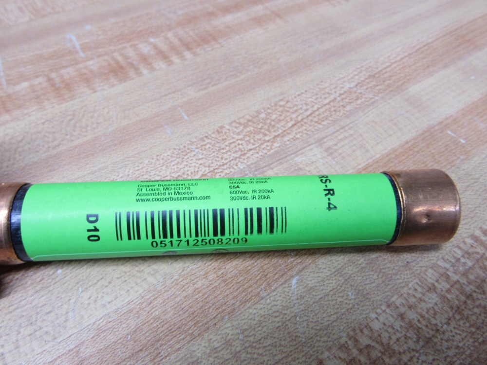 Buss FRS-R-4 Bussmann Fuse Cross Ref 4A462 Energy Efficient (Pack of 5)