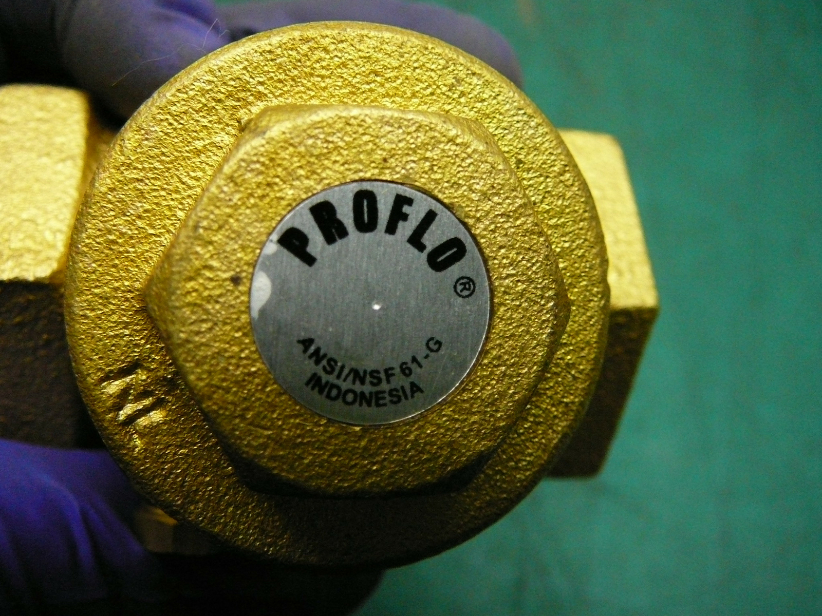 LOT OF 5 PROFLO BRASS LOW LEAD 125# SWING CHECK VALVE 1″ THREADED PFX31G