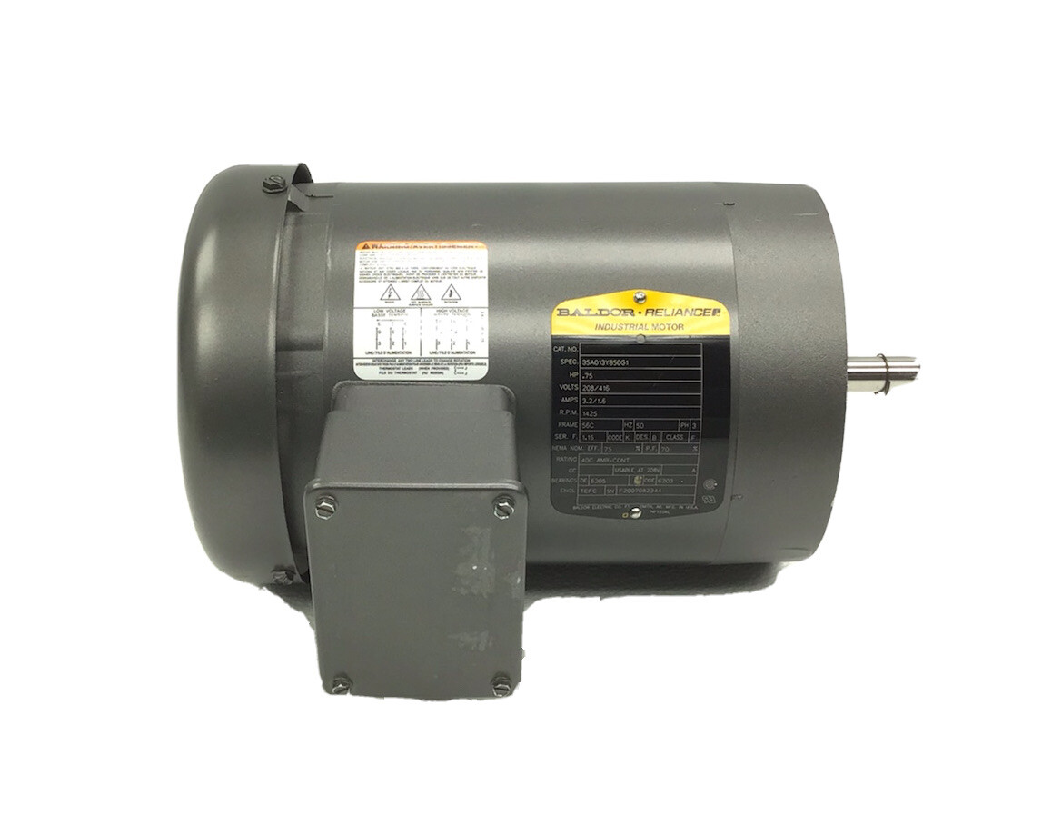 NEW BALDOR 35A013Y850G1 MOTOR 2-547-08R-999-00 .75HP 1425 RPM