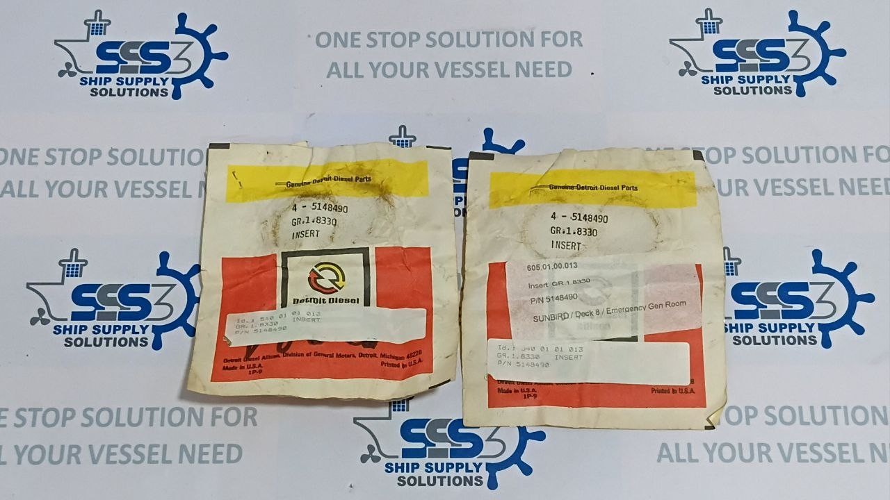 Detroit Diesel Valve Seat Insert 5148490 Group 1.8330 Genuine OEM NOS – Set of 4