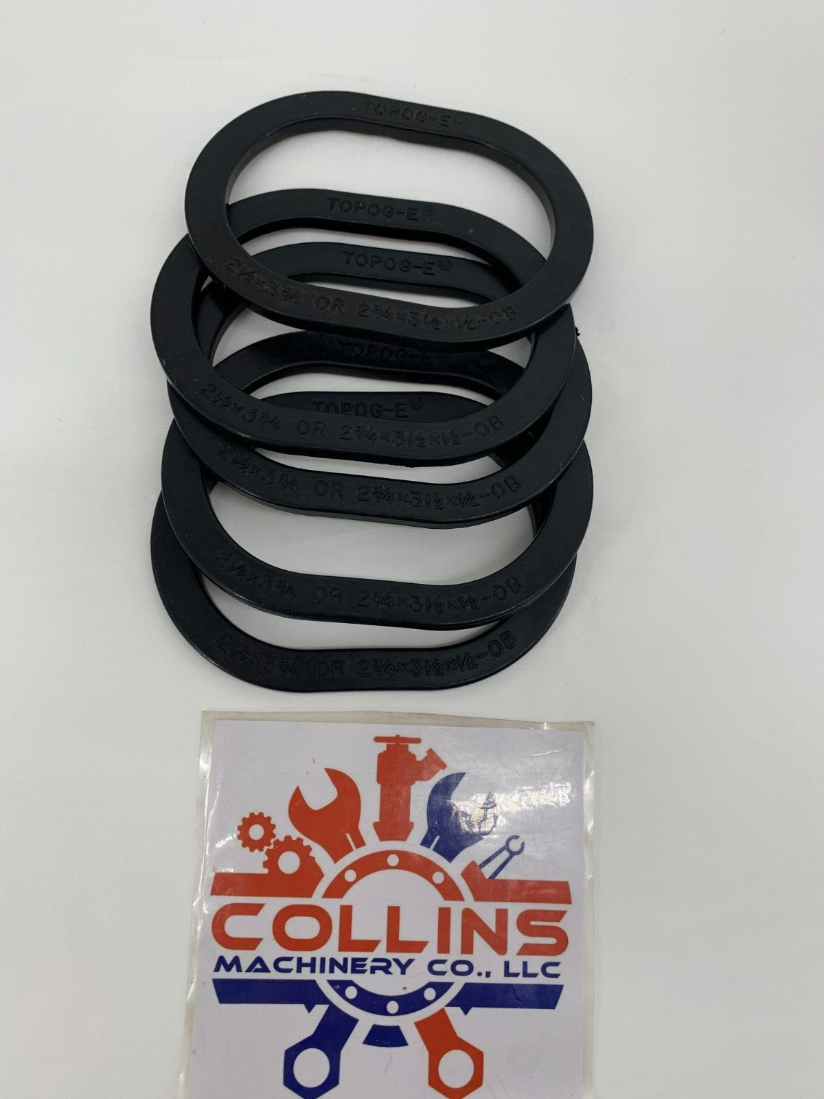 TOPOG-E T180-2-1/2 x 3-3/4 Or 2-3/4- 3-1/2 x 1/2-OB Oblong Handhole Gasket