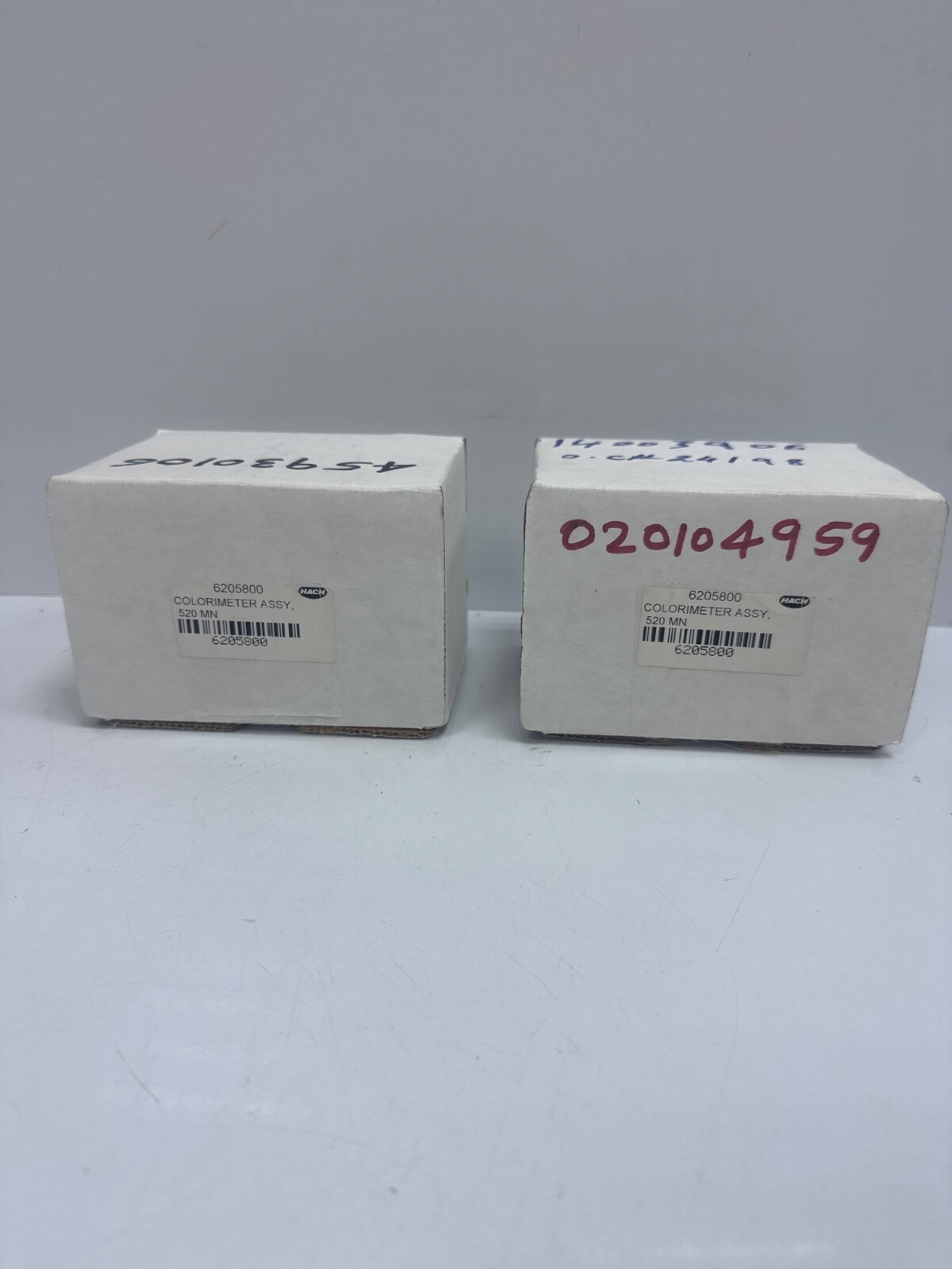 LOT OF 2 PCS HACH 6205800 COLORIMETER ASSY 520 MN