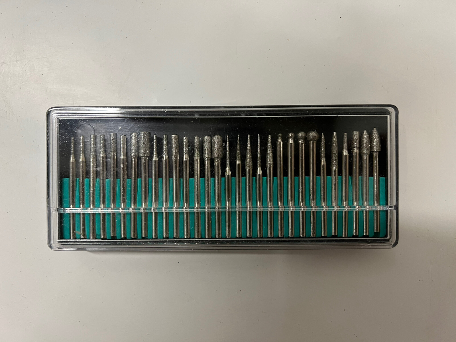 30Pcs 3mm burr bits head grinding needle carving polishing drill