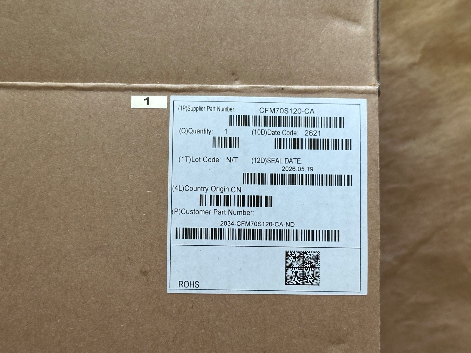Cincon CFM70S120-CA Power Supply – Chassis Mount 70W 12V 5.8A Converter New