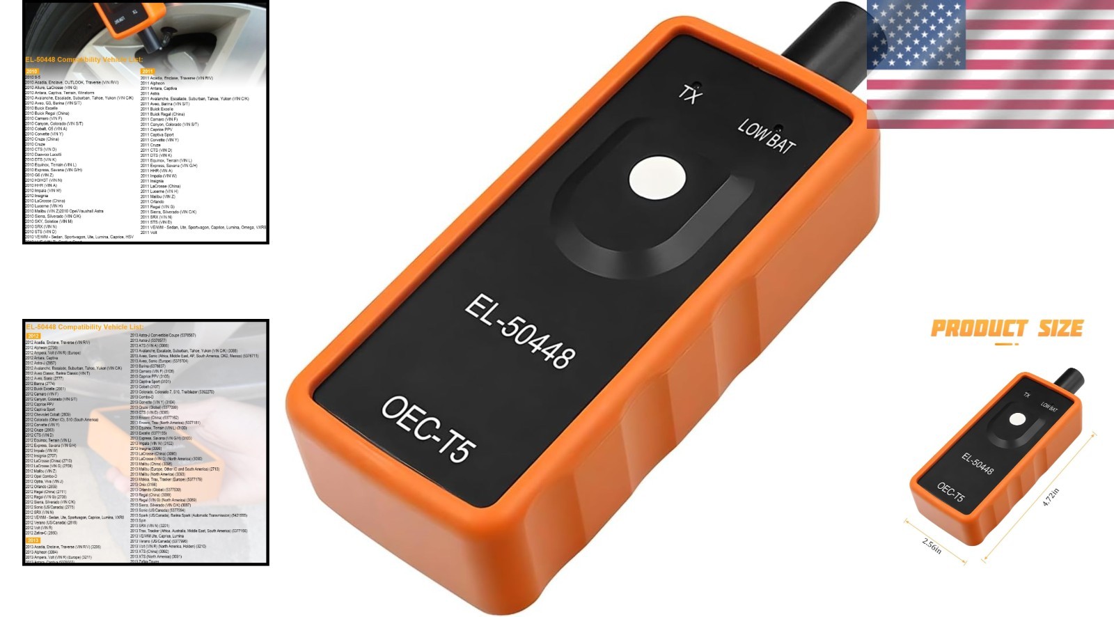 Universal Tpms Relearn Tool,system Programming Training,oec-t5 Tire Pressure Mon