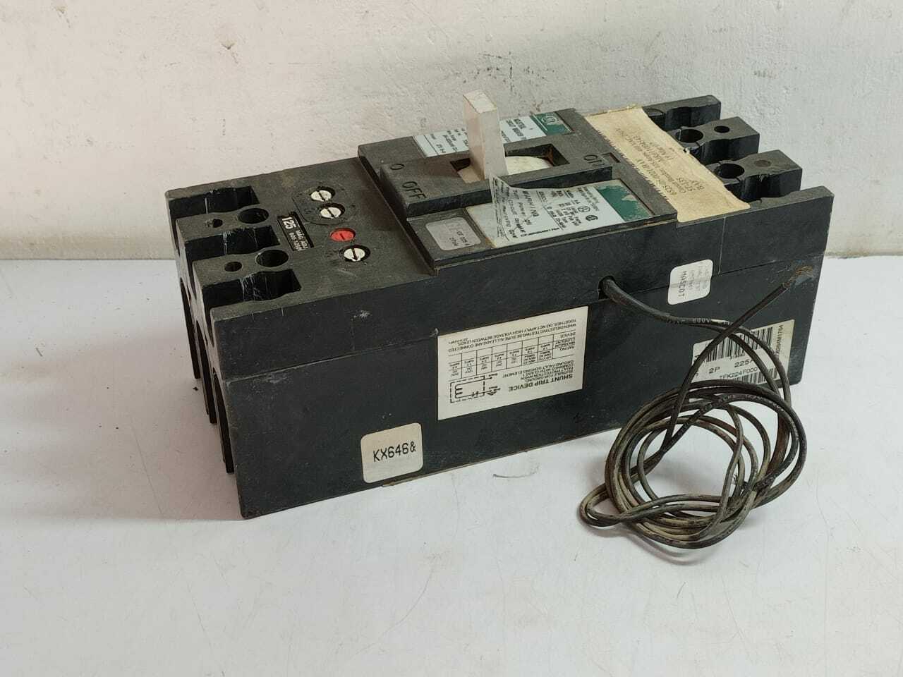 GE TFK224F000 Circuit Beaker 225Amp Max 480Vac