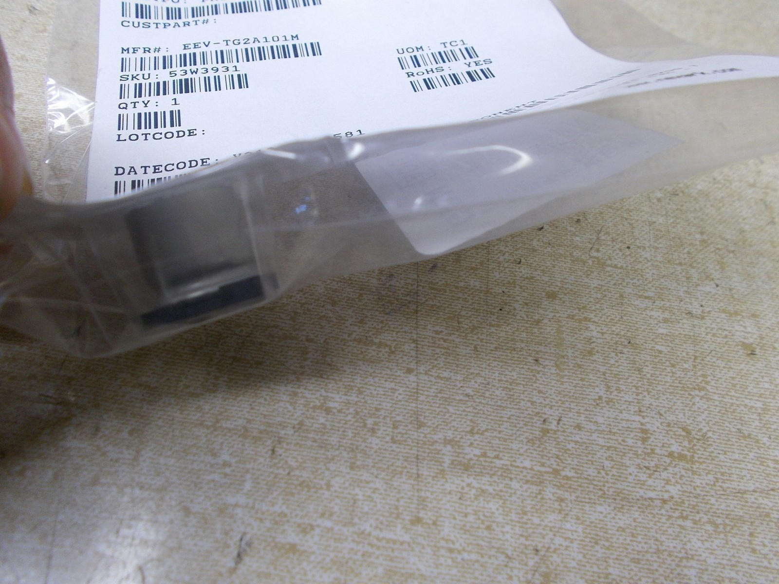 NEW Panasonic EEV-TG2A101M 100V Capacitor *FREE SHIPPING*