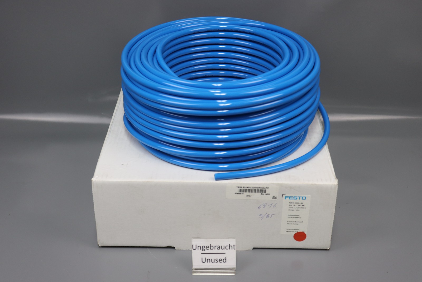 Festo PUN-H-10X1,5-BL PUNH10X1,5 197386 164ft Plastic Hose Unused Boxed