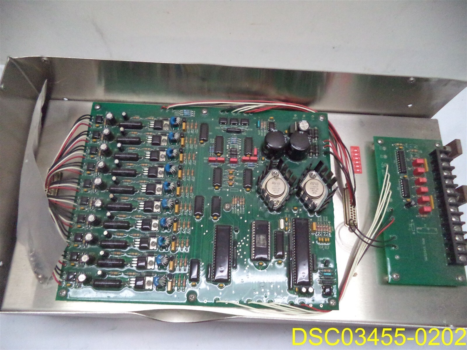 Industrial Electrical 297013 SN #1167, 2 red pieces on circuit board need repair