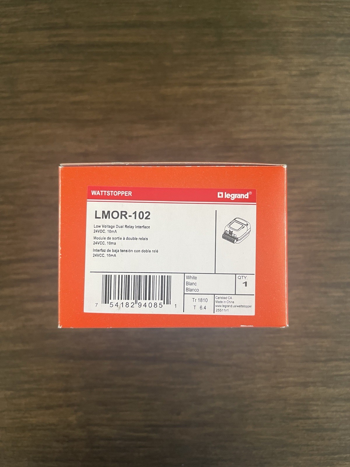 Legrand WattStopper LMOR-102 Low Voltage Dual Relay Interface