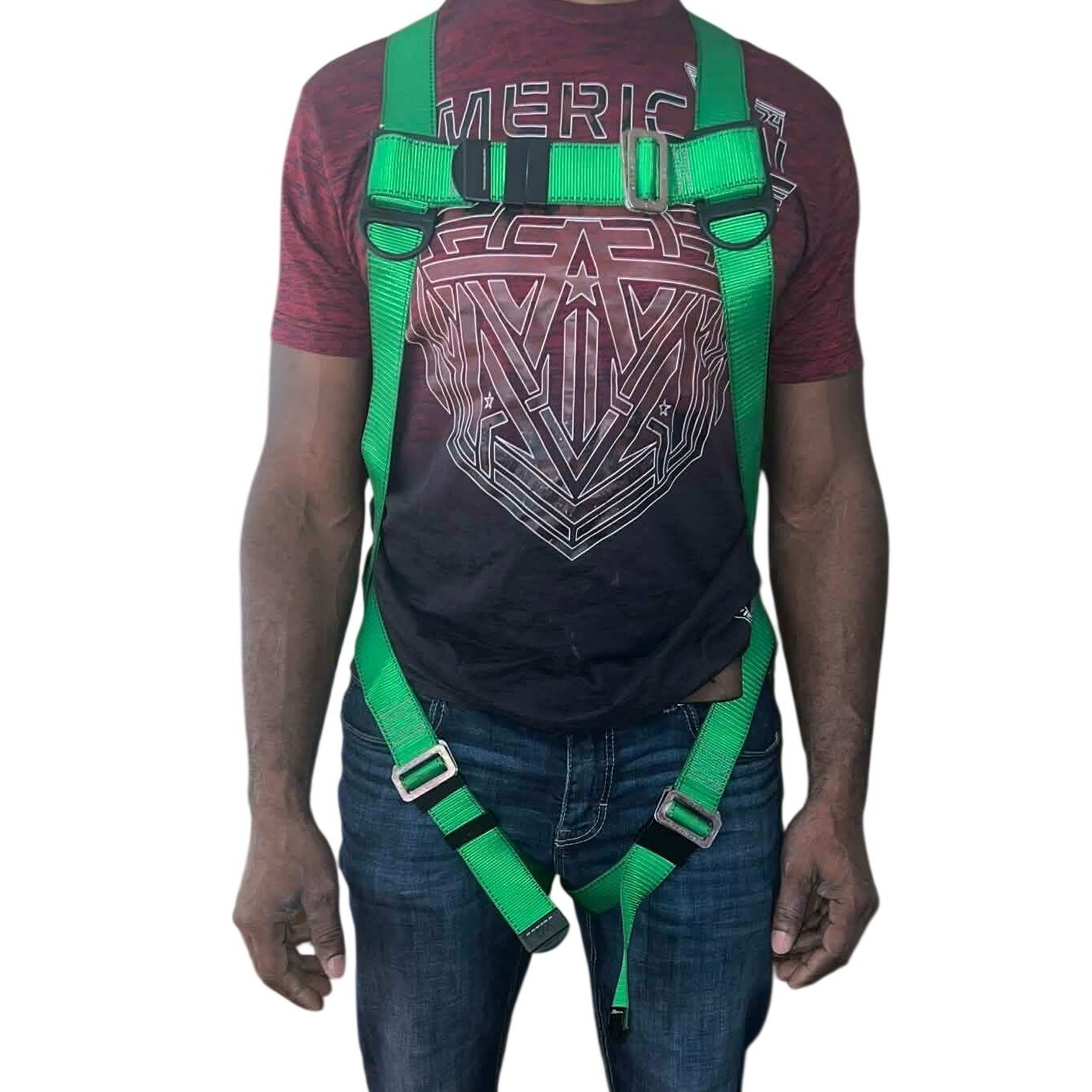 Web-Rite Full Body Safety Harness w/ Shock-Sorb Lanyard