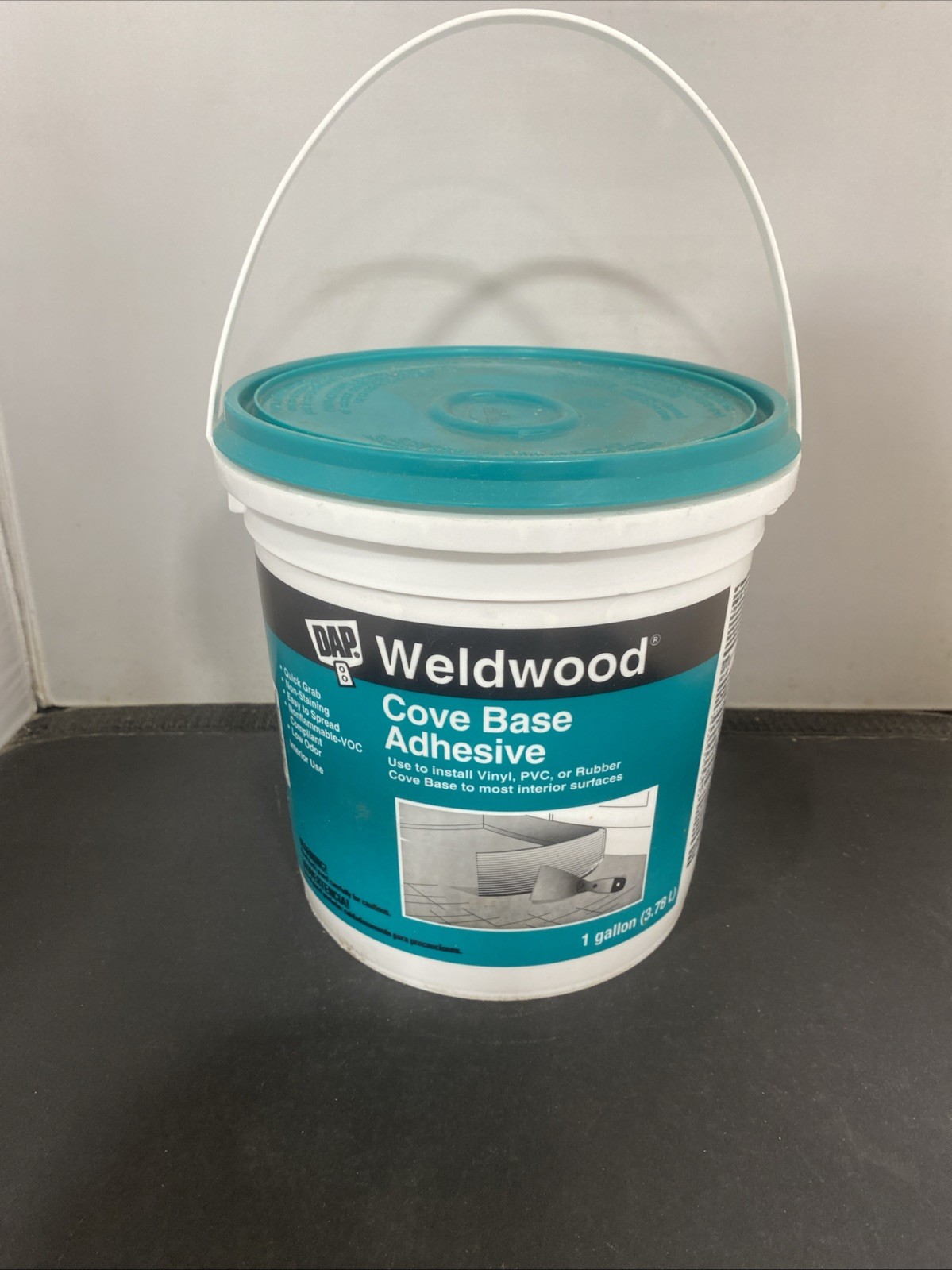 DAP 25054 Dap 1-Gallon Weld Wood Cove Base Adhesive, Off-White