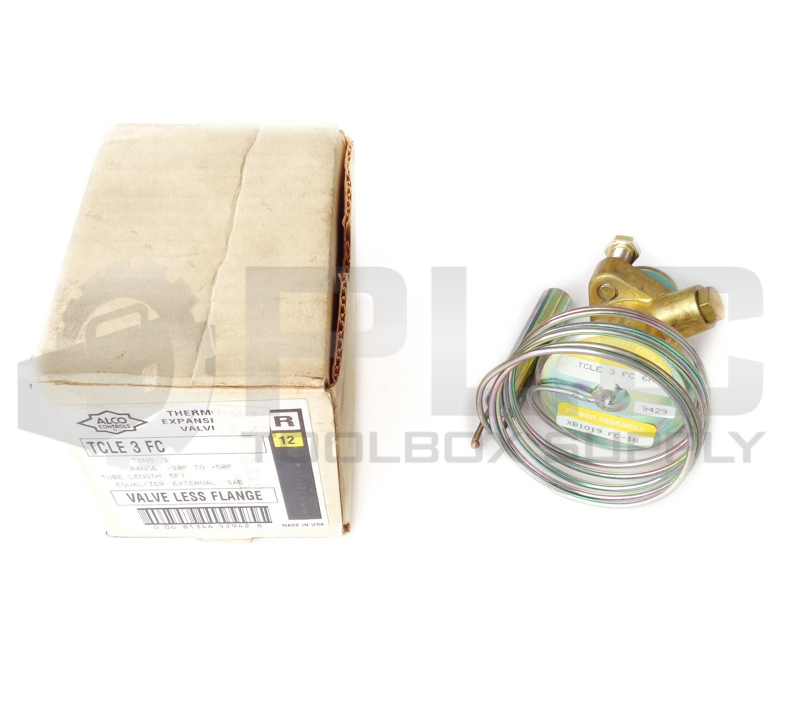 NEW ALCO TCLE 3 FC THERMOSTATIC EXPANSION VALVE TCLE 3 FC 6A XB1019 FC-1B