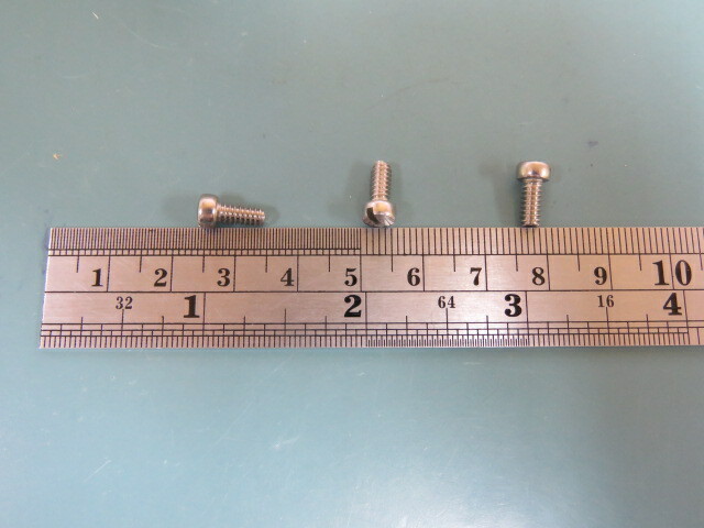 Mcmasters Carr 91794A145 Qty of 352 per Lot Narrow Fillister Head Slotted Screw